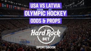 USA vs Latvia Olympic Hockey