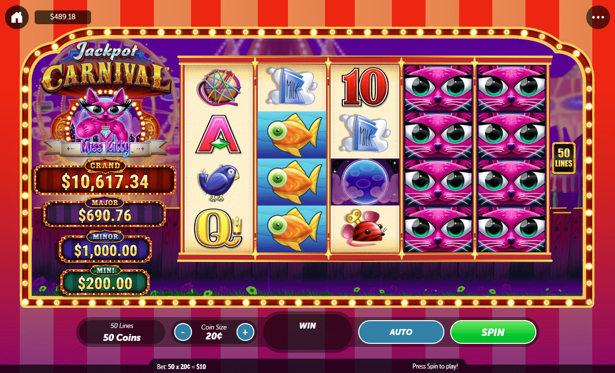 Jackpot Carnival Miss Kitty