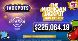 MI player wins 225k in Hard Rock Bet internal jackpot