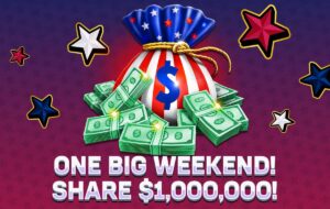 One big weekend! Share $1 million! Win Games Bonus or Online Unity Points