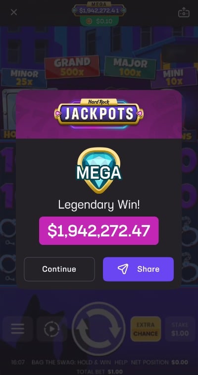 New Jersey Mega Jackpot Winner $1.9 million
