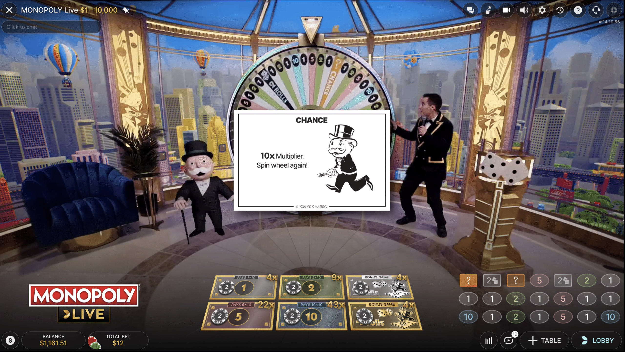 Monopoly Live - Chance