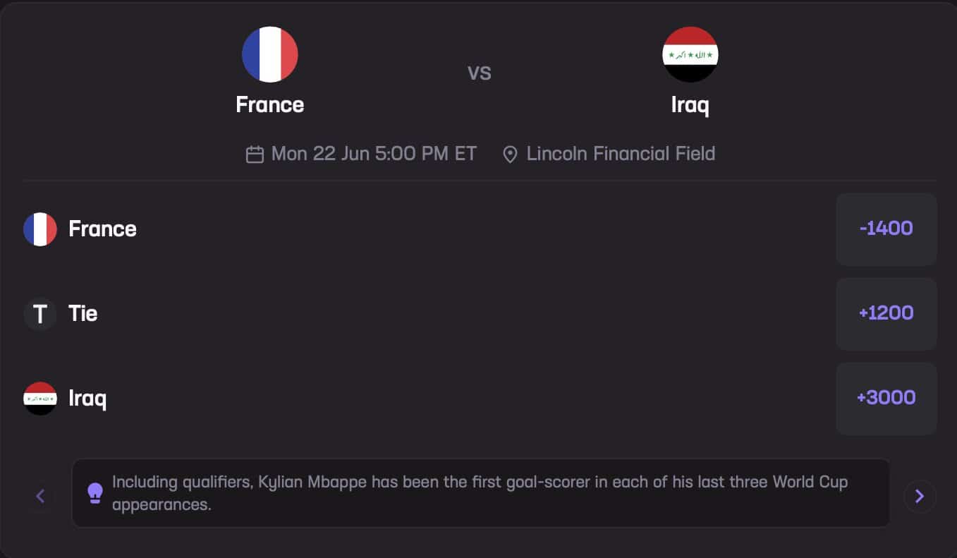 Kylian Mbappé June 22 Stats Hub First Goalscorer