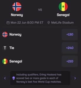 Stats Hub Norway Senegal