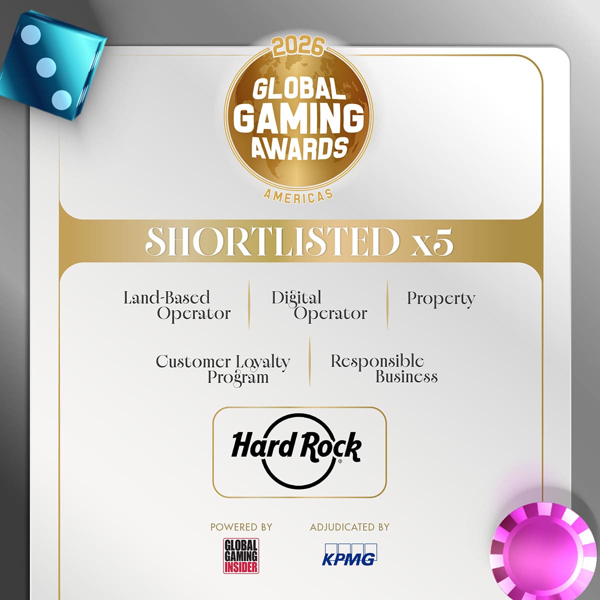 Hard Rock Global Gaming Awards 2026